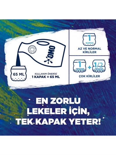 Omo Sıvı Çamaşır Deterjanı Beyazlar İçin 1950 ML 30 Yıkama