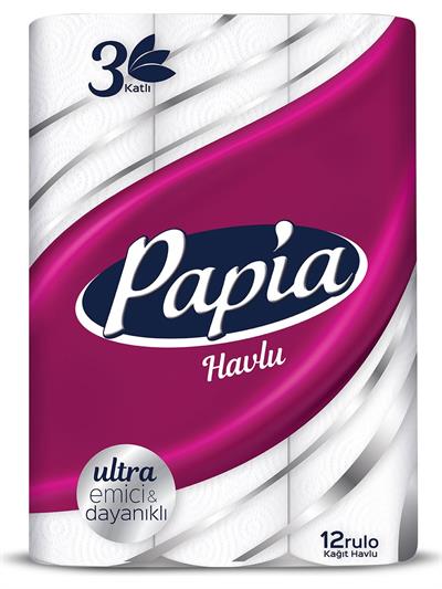 Papia Kağıt Havlu 12 Rulo