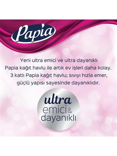 Papia Kağıt Havlu Jumbo Paket 24 Rulo