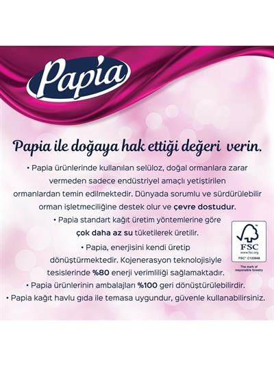 Papia Kağıt Havlu Jumbo Paket 48 Rulo