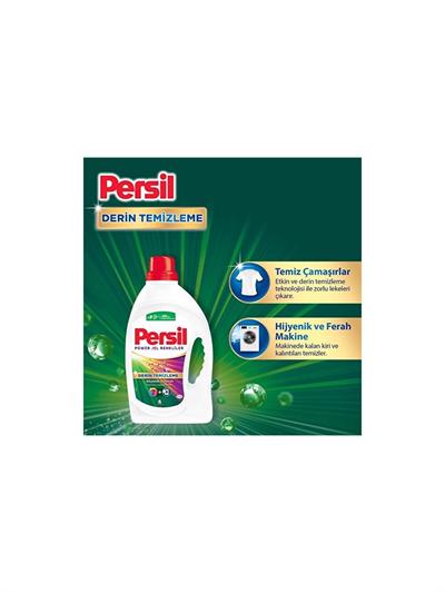 Persil Power Jel Renkliler İçin Derin Temizleme 1690 ml