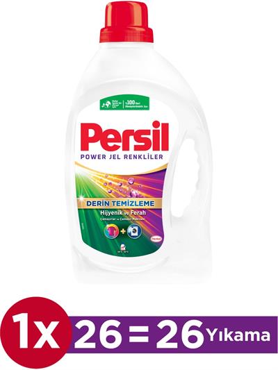 Persil Power Jel Renkliler İçin Derin Temizleme 1690 ml
