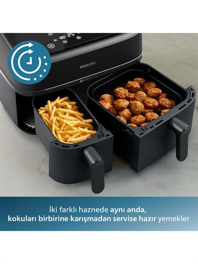 Philips NA350/00 3000 Serisi Çift Hazneli Airfryer