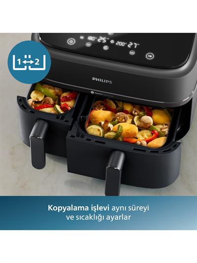Philips NA350/00 3000 Serisi Çift Hazneli Airfryer