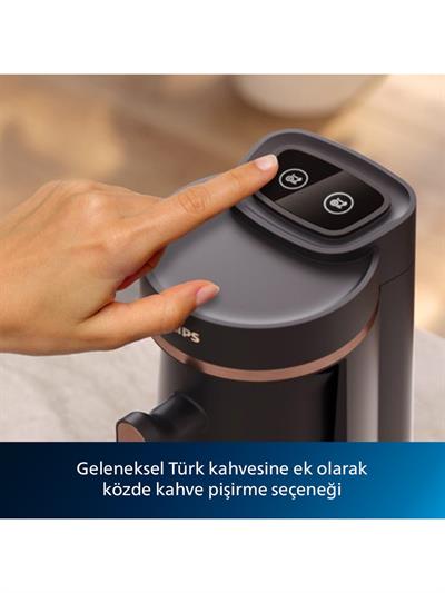 Philips Türk Kahvesi Makinesi 5000 Serisi HDA150/60 Siyah & Bakır