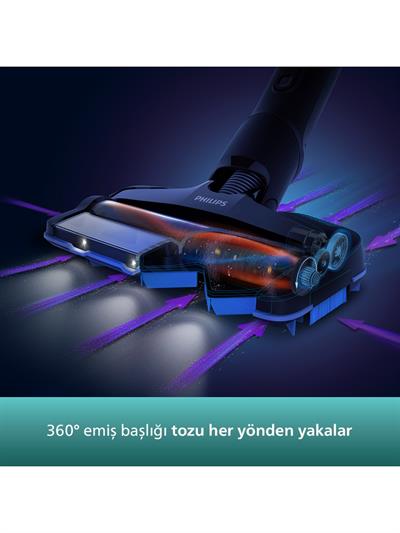 Philips XC8349/01 Aqua Plus 25.2 V Dikey Şarjlı Süpürge