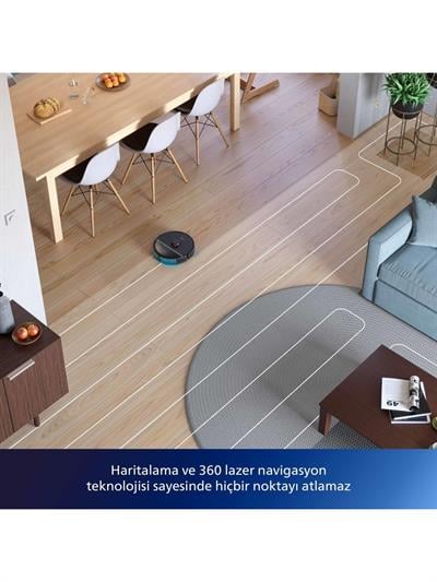 Philips XU3110 HomeRun 3000 Serisi Islak Kuru Moplu Robot Süpürge