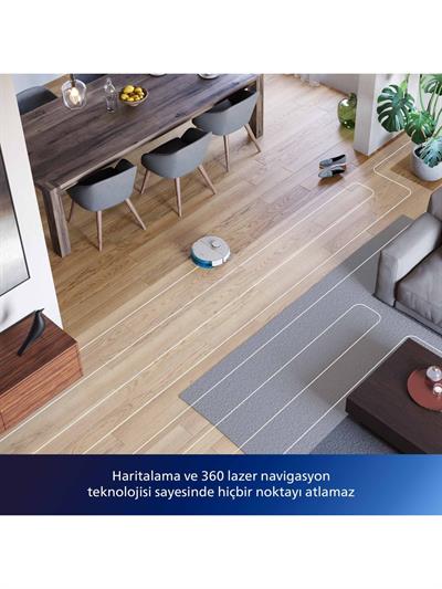 Philips XU3110/02 HomeRun 3000 Serisi Islak Kuru Moplu İstasyonlu Robot Süpürge