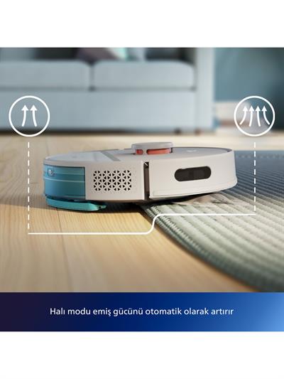 Philips XU3110/02 HomeRun 3000 Serisi Islak Kuru Moplu İstasyonlu Robot Süpürge