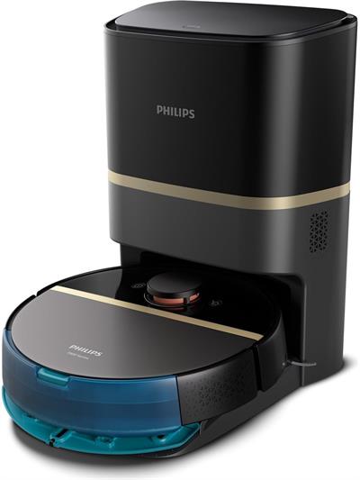 Philips XU7100/01 HomeRun 7000 Serisi Aqua Çöp İstasyonlu Akıllı Robot Süpürge Siyah Gold