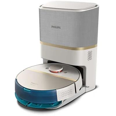 Philips XU7100/01 HomeRun 7000 Serisi Aqua Çöp İstasyonlu Akıllı Robot Süpürge Siyah Gold