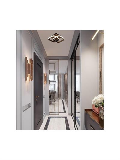 Plofonyer Siyah Led Avize