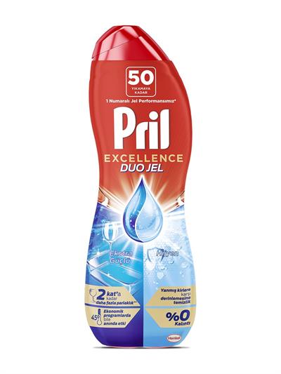 Pril Excellence Duo Jel Bulaşık Makinesi Deterjanı 900 ml