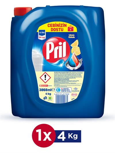 Pril Sıvı Bulaşık Deterjanı 4 kg Limon