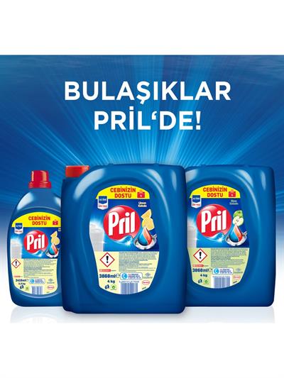 Pril Sıvı Bulaşık Deterjanı 4 kg Limon