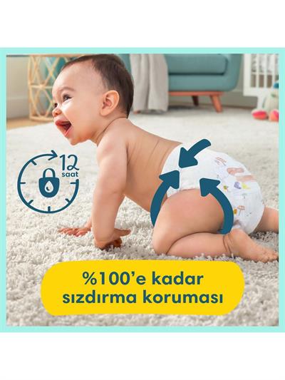 Prima Aktif Bebek, Bebek Bezi 4 Numara, 136 adet
