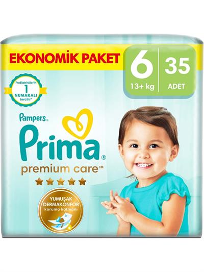 Prima Bebek Bezi Premium Care 6 Numara 35 Adet Ekonomik Paket