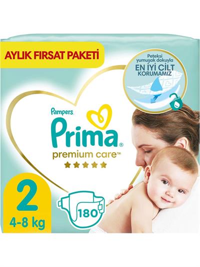 Prima Premium Care 2 Beden Aylık Fırsat Paket 180li
