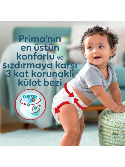 Prima Premium Care Külot Bebek Bezi 5 Numara 34 Adet Junior İkiz Paket