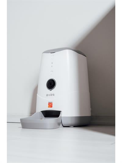 S-link Sl-20 Kameralı Akıllı Otomatik Mama Kabı Kedi Köpek Pet Besleyici Yem Kabı, Smart Feeder