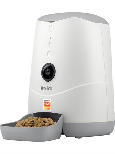 S-link Sl-20 Kameralı Akıllı Otomatik Mama Kabı Kedi Köpek Pet Besleyici Yem Kabı, Smart Feeder