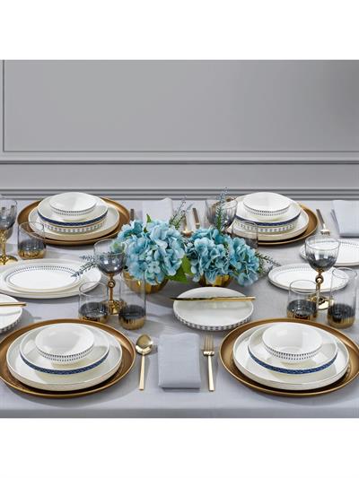 Schafer Adel Self Yemek Takımı-56 Parça-Gold