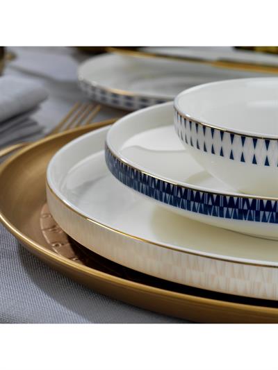 Schafer Adel Self Yemek Takımı-56 Parça-Gold