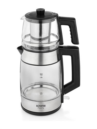 Schafer Fasty Elektrikli Cam Çay Makinesi