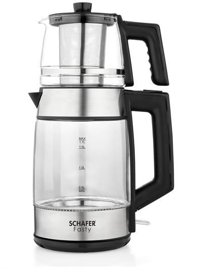 Schafer Fasty Elektrikli Cam Çay Makinesi