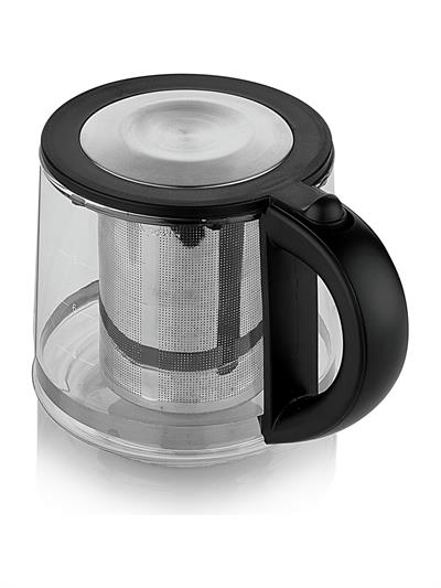 Schafer Gourme max Cam Çay Makinesi Kettle 4 Parça Şeffaf