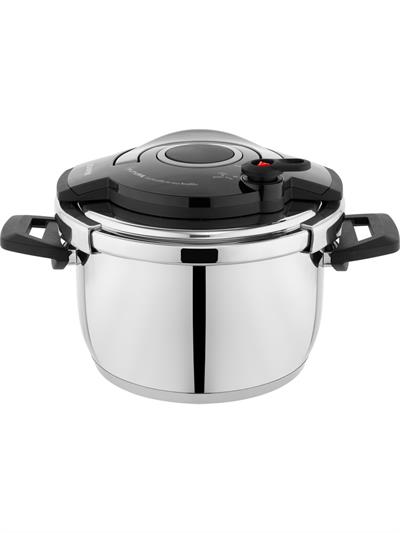 Schafer Optima Düdüklü Tencere Seti 4+6,5 Lt-Siyah/gri