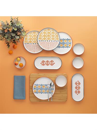 Schafer Sunny 4 Kişilik Kahvaltı Takımı 10 Parça Turuncu
