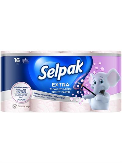Selpak Extra Kokulu Banyo Ferahlatma Tuvalet Kağıdı 16lı