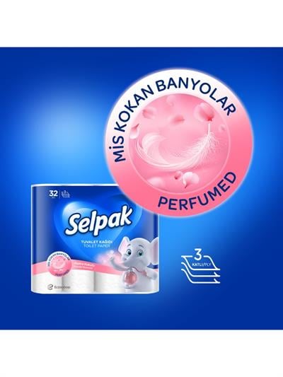 Selpak Tuvalet Kağıdı 32li Pudra Kokulu