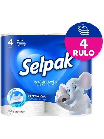 Selpak Tuvalet Kağıdı 4 lü