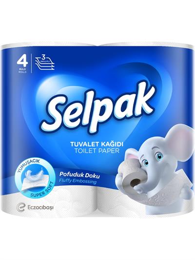 Selpak Tuvalet Kağıdı 4 lü