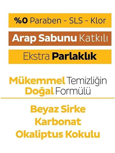 Sleepy Easy Clean Arap Sabunu Katkılı Yüzey Temizlik Havlusu 100 Adet