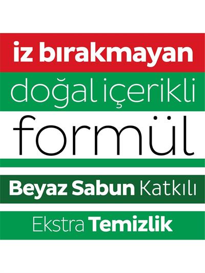 Sleepy Easy Clean Beyaz Sabun Katkılı Yüzey Temizlik Havlusu 3X100