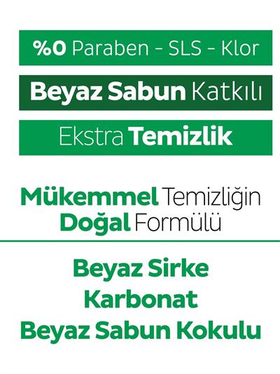 Sleepy Easy Clean Beyaz Sabun Katkılı Yüzey Temizlik Havlusu 3X100