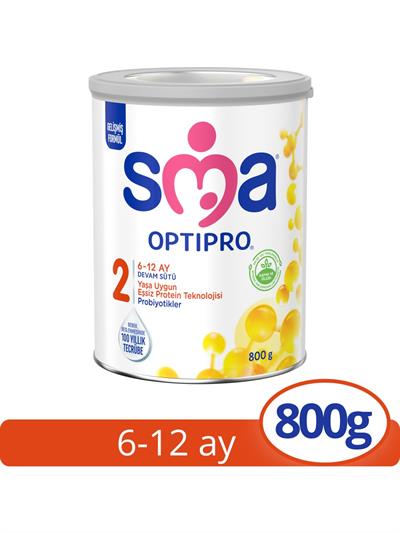 SMA Optipro Probiyotikli 2 6-12 Ay Bebek Sütü 800 gr x 3 Adet