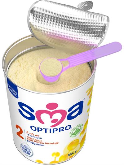 SMA Optipro Probiyotikli 2 6-12 Ay Bebek Sütü 800 gr x 3 Adet