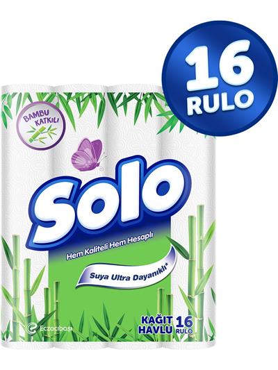 Solo Bambu Katkılı Kağıt Havlu 16lı