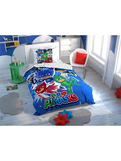 Taç Pj Masks Hero Lisanslı Tek Kişilik Nevresim Takımı