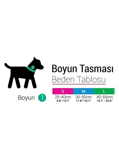 TailPetz Tailpetz Ethnic L Orta-Büyük Irk Köpek Boyun Tasması (Boyun 40 cm x 65 cm)
