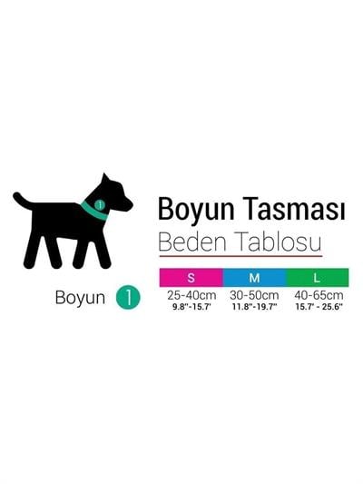 TailPetz Tailpetz Prism L Orta-Büyük Irk Köpek Boyun Tasması (Boyun 40 cm x 65 cm)