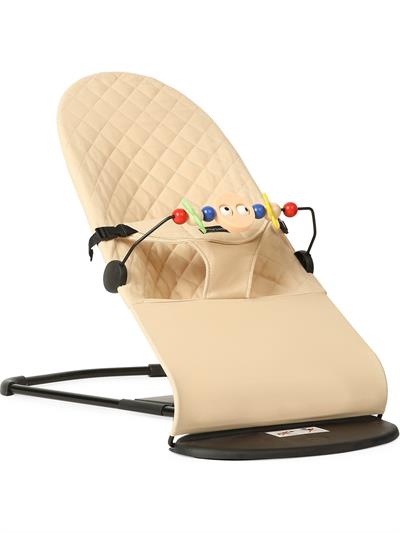 Tcherci Pabeki 3 Kademeli Oyuncaklı Sallanır Ana Kucağı - Bej