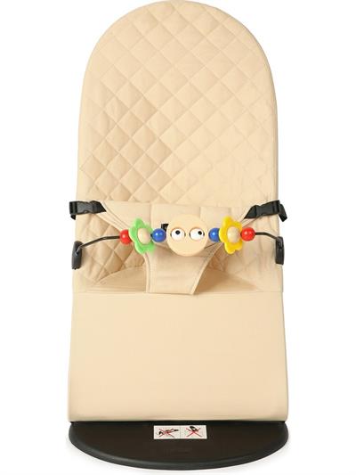 Tcherci Pabeki 3 Kademeli Oyuncaklı Sallanır Ana Kucağı - Bej