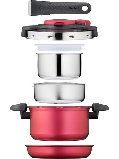 Tefal P47042X Clipso Ingenio All in One Düdüklü Tencereli Pişirme Seti