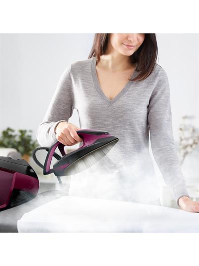 Tefal SV8152E Express Vision Buhar Kazanlı Ütü Mor – Siyah