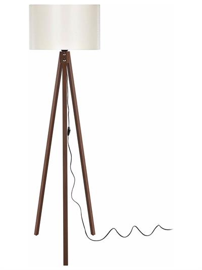 Tripod Lambader Ceviz Ayak Krem Şapka